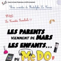 Les parents viennent de Mars, les enfants du McDo !