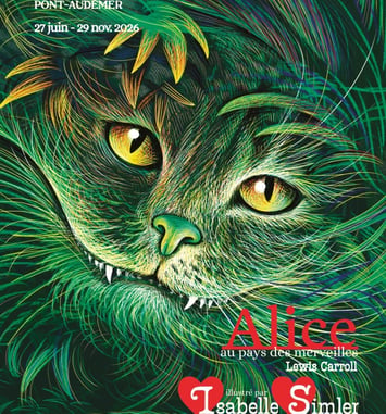 Exposition "Alice au pays des merveilles de Lewis Carroll, illustré par Isabelle Simler, Éditions courtes et longues"