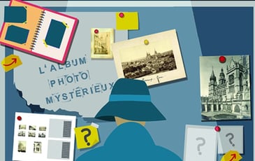 Jeu d'enquête : l'album photo mystérieux