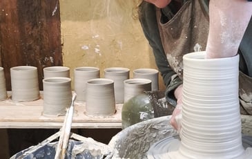 Démonstration de poterie