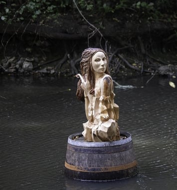 Exposition de sculptures "à fleur d'eau"