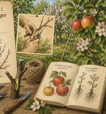 Démonstration : les gestes anciens du verger, greffage et taille des arbres fruitiers