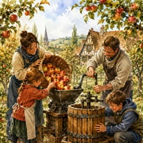 Atelier : du verger au pressoir, pressez des pommes et découvrez le jus à l'ancienne