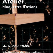 Animation jeune public : atelier de construction de maquettes d'avions