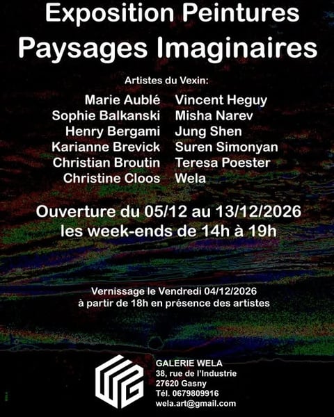 Exposition peintures « Paysages Imaginaires »