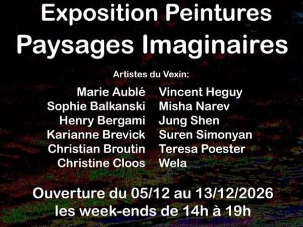 Exposition peintures « Paysages Imaginaires »